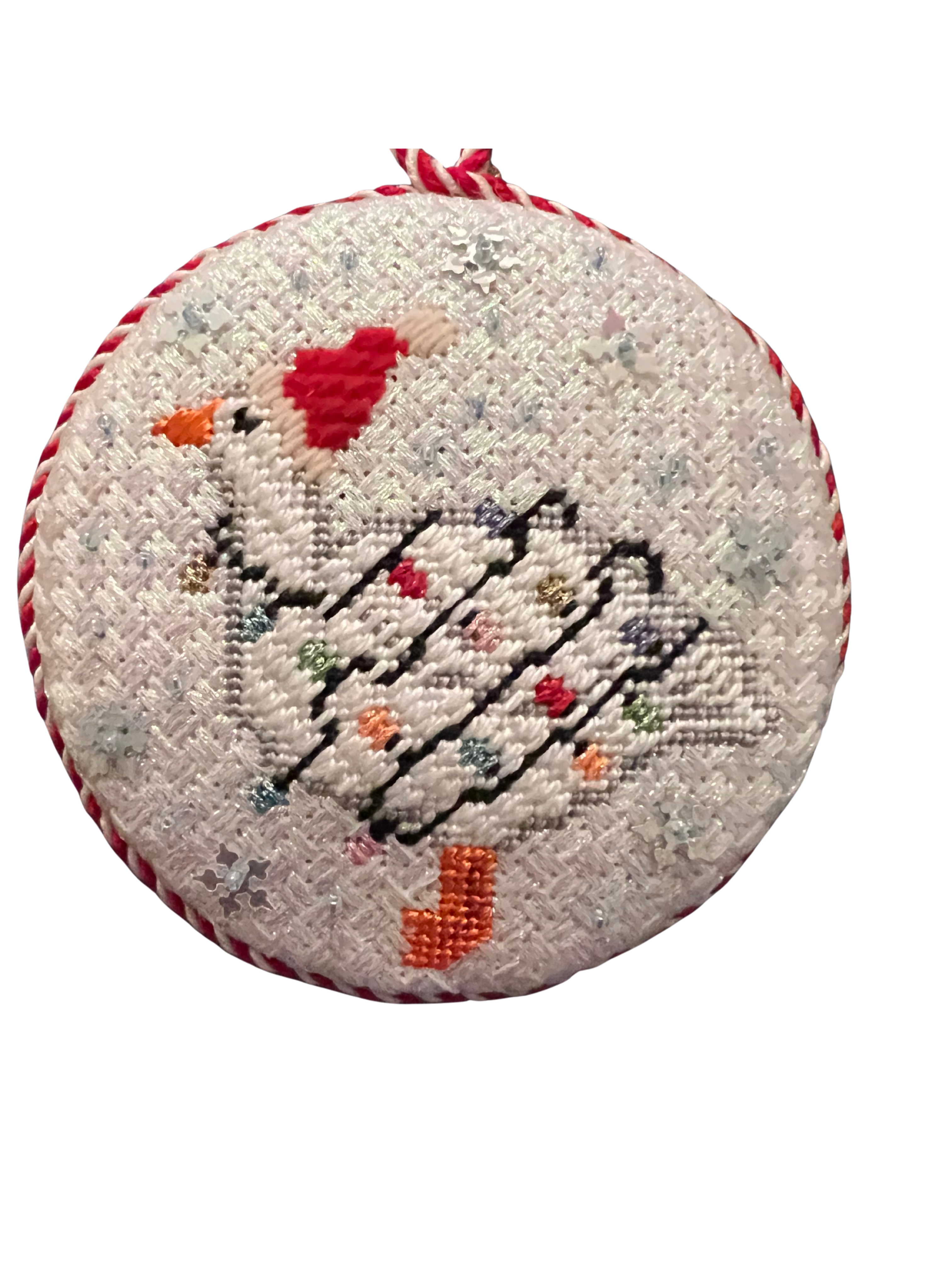 Christmas Goose 18 Mesh Canvas
