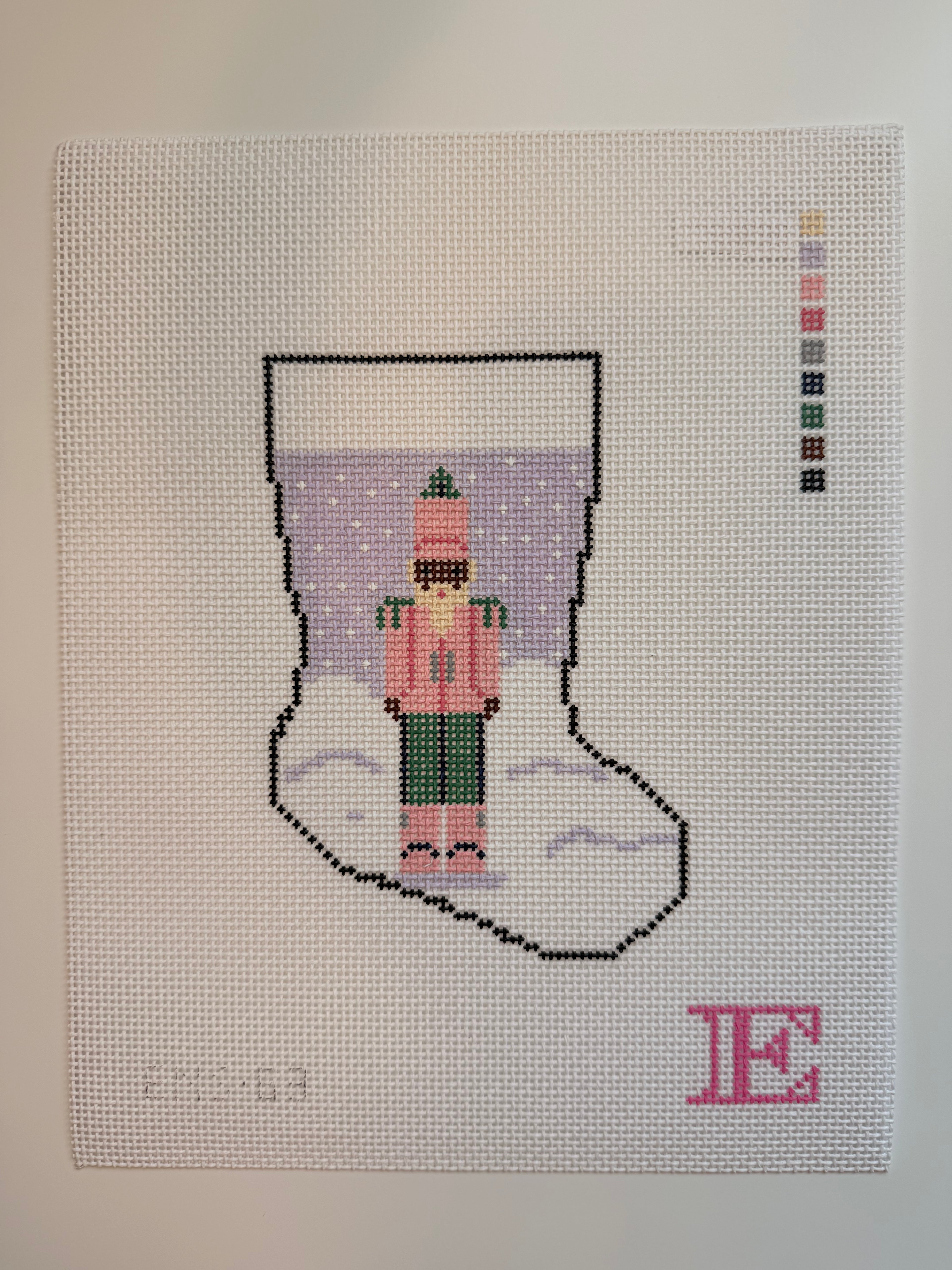 Pink Nutcracker Mini Sock