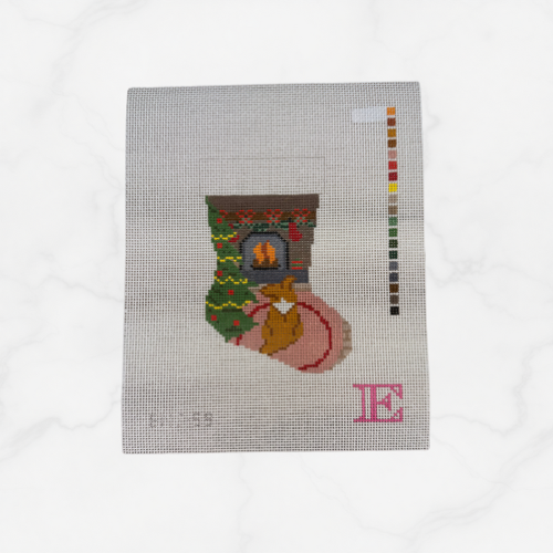 Waiting for Santa Mini Sock - 13 Mesh